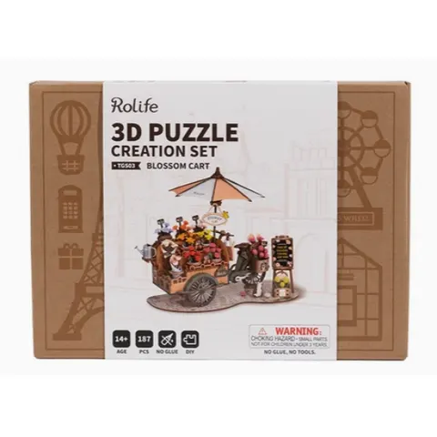 Rolife 3D Puzzle Creation Set - Blossom Cart