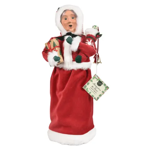 Byers' Choice Message Mrs Claus