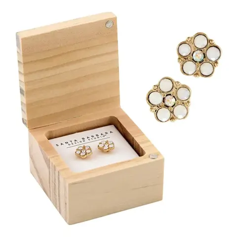 Crystal Daisy Earrings
